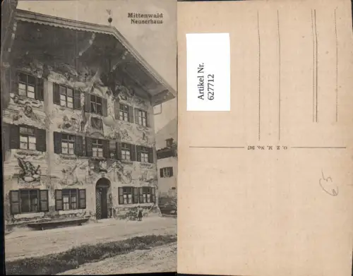 627712,Mittenwald Neunerhaus Kunstvolle Fassade