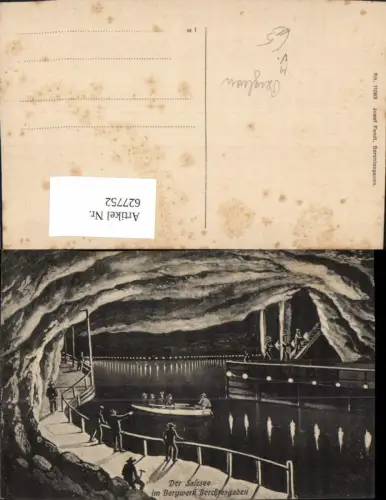 627752,Der Salzsee Bergwerk Berchtesgaden Bergbau pub Josef Fendt 11083