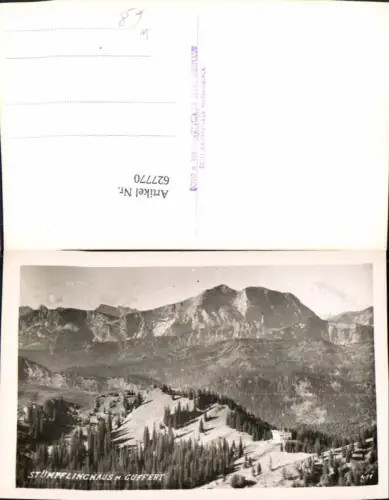 627770,Foto Ak Schliersee-Spitzingsee Stümpflinghaus m. Guffert Jagahütt'n am Stümpfling