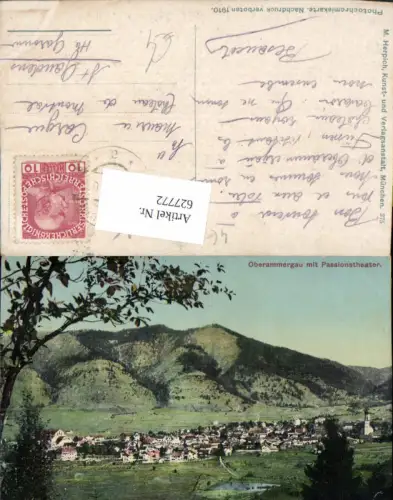 627772,Oberammergau m. Passionstheater Theater Passionsspiele