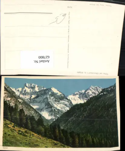 627800,Oytal b. Oberstdorf i. Allgäu Bergkulisse