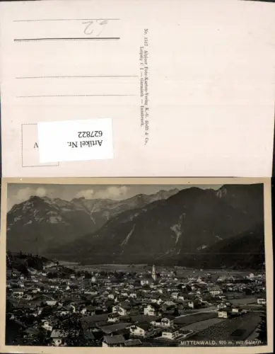 627822,Mittenwald m. Soiern
