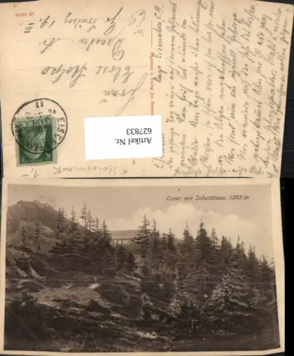 627833,Lam Osser m. Schutzhaus Osserschutzhaus