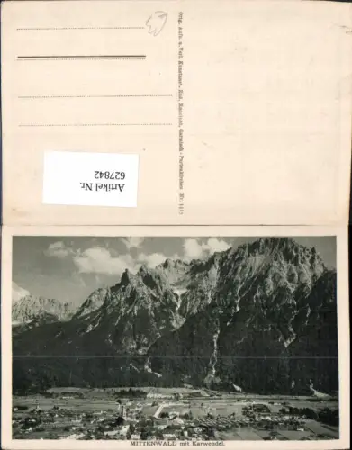 627842,Mittenwald m. Karwendel