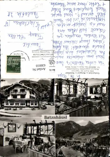 636010,Mehrbild Ak Kreuth b. Tegernsee Gasthof Cafe Batznhäusl