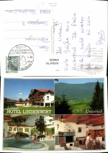 636020,Mehrbild Ak Drachselried b. Bodenmais Hotel Lindenwirt