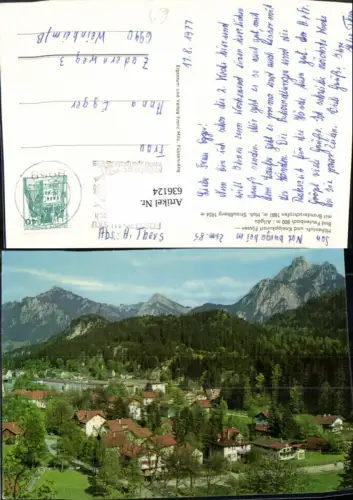 636124,Bad Faulenbach Füssen Allgäu m. Brandnerschrofen Hohen Straußberg