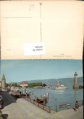 637326,Lindau a. Bodensee Hafen Leuchtturm Schiff Dampfer