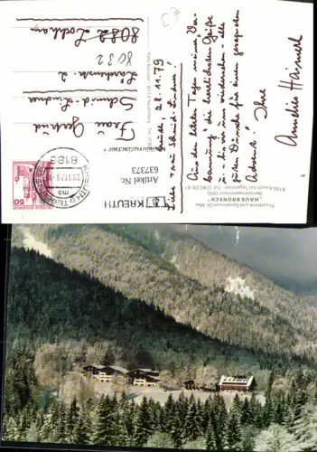 637373,Kreuth b. Tegernsee Haus Bruneck Winteransicht