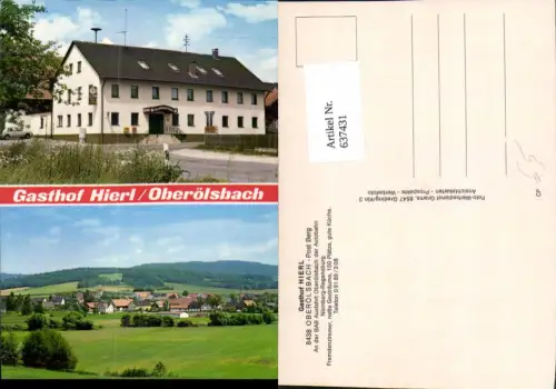 637431,Mehrbild Ak Oberölsbach Gasthof Hierl Berg bei Neumarkt in der Oberpfalz