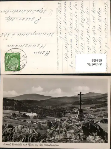 654458,Zwiesel Einsiedelei m. Blick auf d. Krankenhaus