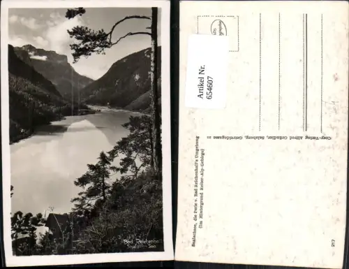 654607,Foto Ak Saalachsee b. Bad Reichenhall m. Reiter-Alp-Gebirge