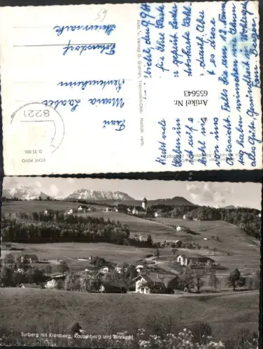 655643,Foto Ak Surberg mit Kienberg Rauschberg u. Zinnkopf