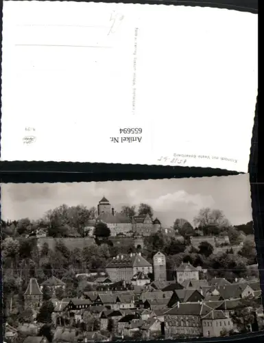 655694,Foto Ak Kronach mit Veste Rosenberg