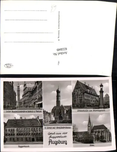 655849,Mehrbild Ak Augsdorf Weberhaus Dom