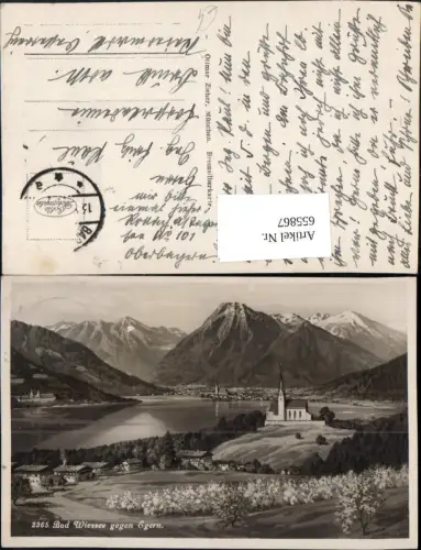 655867,Foto Ak Bad Wiessee geg. Egern