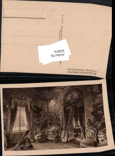 655874,Ettal Schloss Linderhof Östliches Gobelinzimmer Interieur