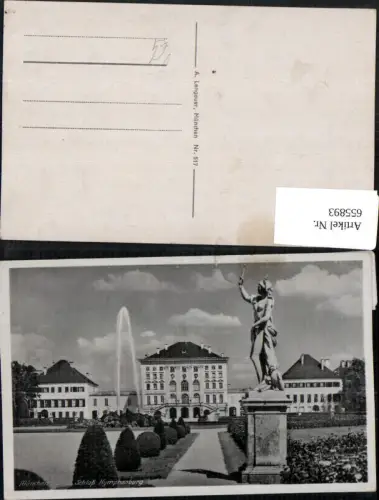 655893,München Schloss Nymphenburg Springbrunnen Statue pub A. Lengauer 517