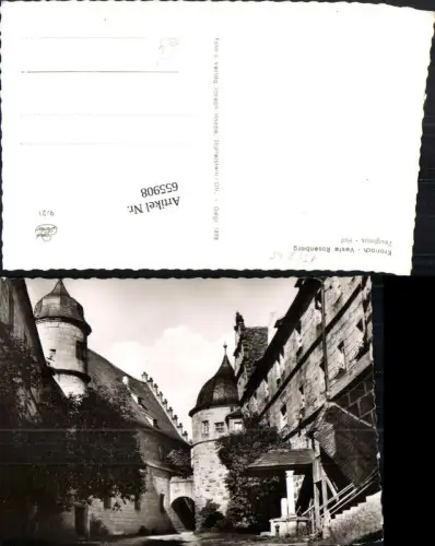 655908,Foto Ak Kronach Oberfranken Veste Rosenberg Zeughaus Hof