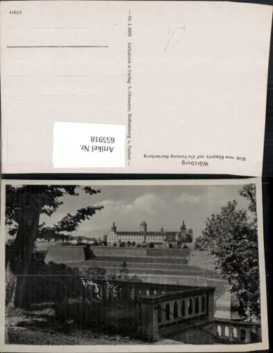 655918,Würzburg Blick v. Käppele auf die Festung Marienberg