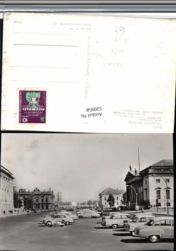 520958,Berlin Mitte Unter den Linden Oldtimer Auto Trabant Trabi