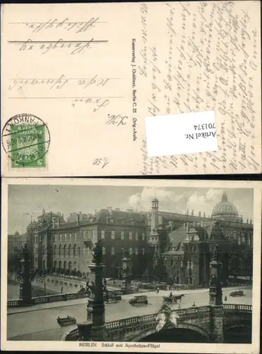 701374 Berlin Schloß Apotheken Flügel
