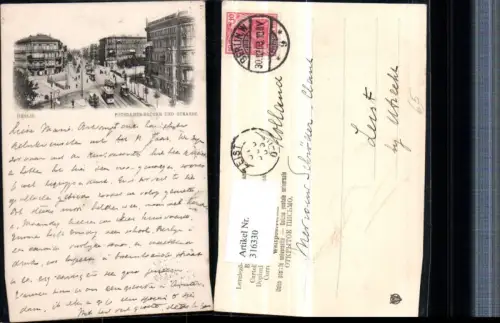 316330,Berlin Potsdamer-Brücke u. Straße Straßenbahnen