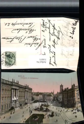 318071,Berlin Schlossplatz m. Schlossbrunnen