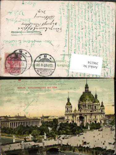 396154,Berlin Schlossbrücke Brücke m. Dom Kirche