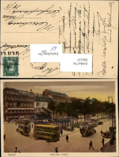 396157,Berlin Unter den Linden Doppeldecker Autobus Bus