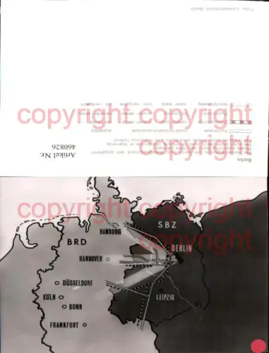 460826,Berlin Verbindungslinien Landkarte