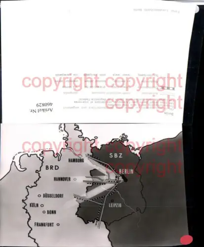 460829,Berlin Verbindungslinien Landkarte