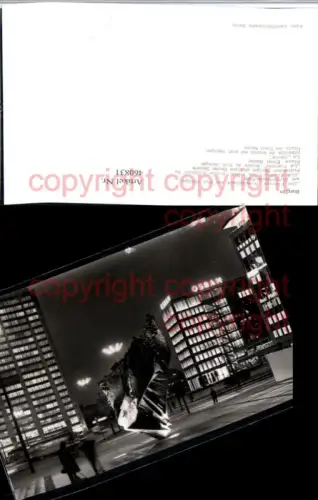 460831,Berlin Ernst-Reuter-Platz Flamme Bronzeplastik