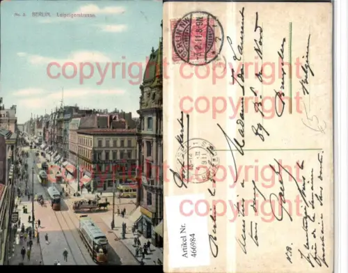 466984,Berlin Leipzigerstraße Straßenbahnen