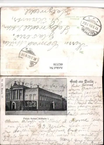 482538,Gruß aus Berlin Palais Kaiser Wilhelm