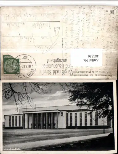 483320,Berlin Deutschlandhalle Gebäude