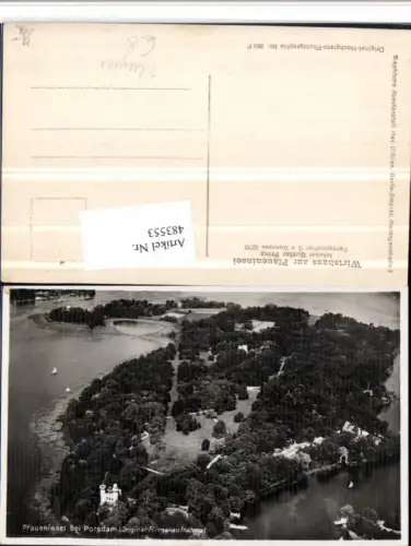 483553,Berlin Pfaueninsel Insel Fliegeraufnahme