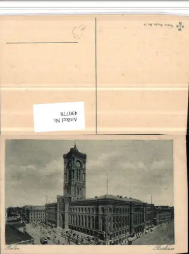 490778,Berlin Rathaus Gebäude Turm