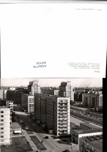 492320,Berlin Ost Straußberger Platz Hochhäuser