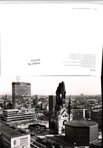 492332,Berlin Breitscheidplatz Gedächtniskirche Europa-Center