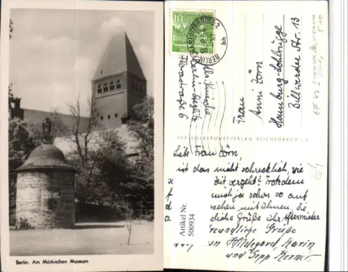 500934,Berlin Am Märkischen Museum Turm