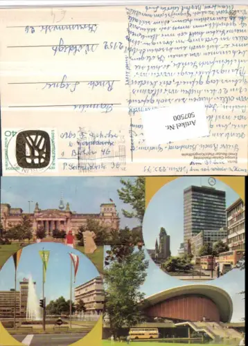 507500,Berlin Europa-Center Kongresshalle Platz Mehrbildkarte