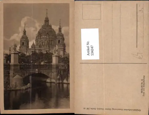 534247,Berlin Dom u. Schlossbrücke Brücke