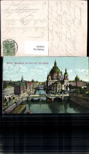 543079,Berlin Burgstraße m. Dom u. Kgl. Schloss Brücke