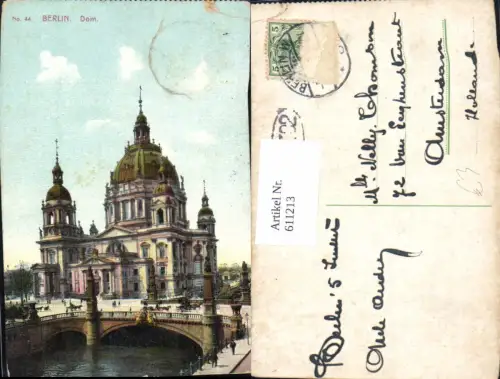 611213,Berlin Dom Brücke Kutsche