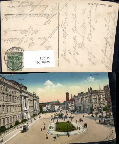 611232,Berlin Schlossplatz Straßenbahn