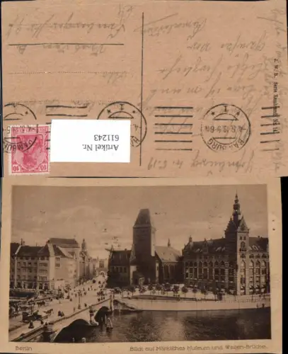 611243,Berlin Blick auf Märkisches Museum u. Waisen-Brücke