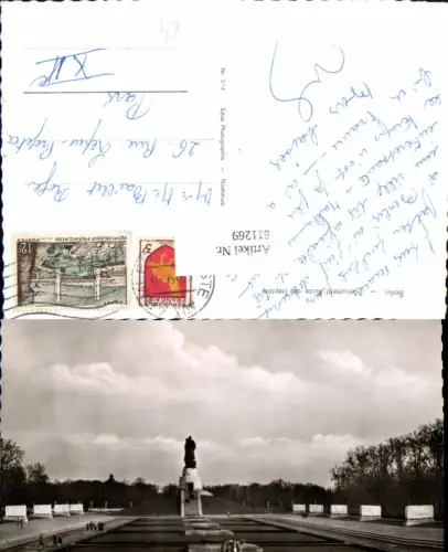 611269,Foto Ak Berlin Monument Russe de Treptow Denkmal