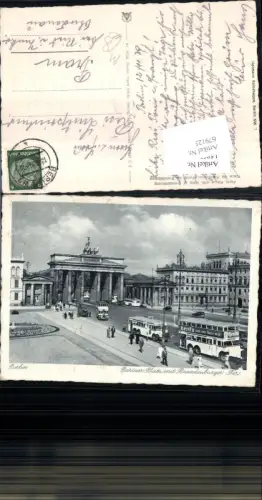 679125 Berlin Pariser Platz Brandenburger Tor Bus Autobus Reisebus