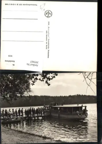 395907,Zechlinerhütte b. Rheinsberg Anlegestelle am Schlabornsee Boot